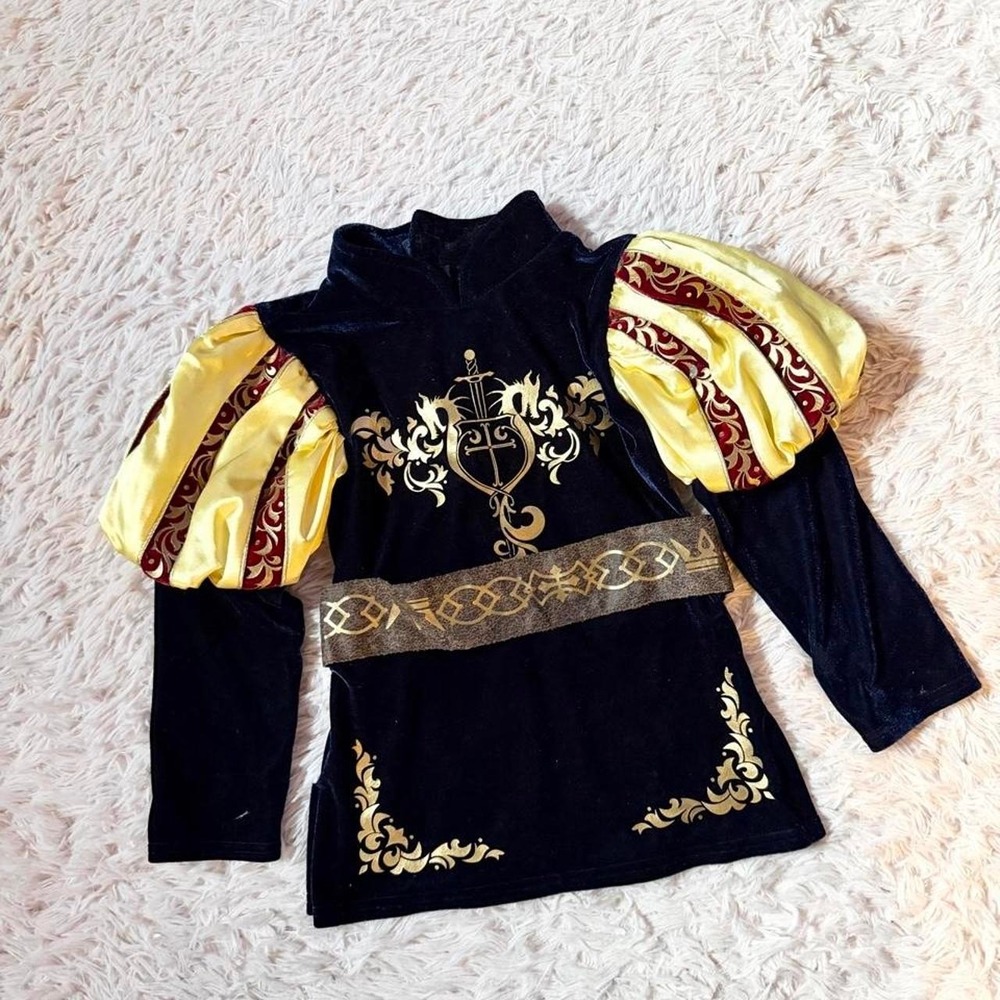 Disney Bibbidi Boppidi Boutique Royal Prince Top Boys 5 Costume Cosplay Dress Up